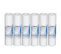 Lafiucy 5 Micron 10" x 2.5" Filtro de Agua Sedimentado para Toda la Casa Cartucho de Reemplazo Compatible con Unidad de Osmosis Inversa de 10 pulgadas,6pack