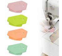 lafo Juego de 4 guías de costura magnéticas para máquinas de coser, accesorios de costura extraíbles con imanes de precisión, accesorios para máquinas de coser multifuncionales con regla de precisión
