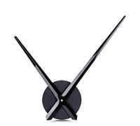 Lafocuse Agujas 3D Reloj de Pared Grande 60cm, DIY Silencioso Mecanico Reloj sin Marco, Solo Agujas Metal Negro Moderno, Decorativo sin Tictac para Salon Comedor Casa Cocina