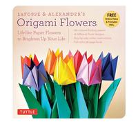 LaFosse & Alexander's Origami Flowers Kit: Lifelike Paper Flowers to Brighten Up Your Life (Origami Book, 180 Origami Papers, 20 Projects, Instructional Videos)