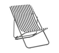 Lafuma Maxi Transat Colorblock tumbona Rayure Terre (gris)