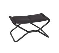 Lafuma Mobilier Reposapiés/Taburete, Next, Air Comfort, Negro (Acier), LFM2850-6135