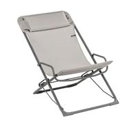 Lafuma Transaswing Batyline Iso - Tumbona oscilante plegable (gris Tierra-Titane)