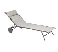 Lafuma Tumbona Miami II Batyline Duo Gris piedra