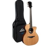 Lag Guitarra Acústica Auditorium Cutaway A/E Blue Wave 2