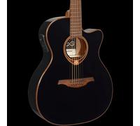 LAG Guitarra Acústica Auditorium Cutaway Tramontane 118 A/E Electroacústica Negra