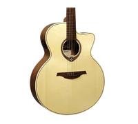 LAG Guitarra Acústica Jumbo Cutaway Tramontane 177 A/E Abeto Engelmann, Khaya - Natural Satinado