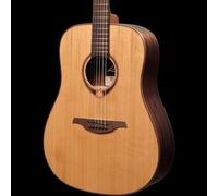 LAG Guitarra Acústica Tramontane 118 Dreadnought Folk Natural (Zurdos) Cedro Rojo Macizo