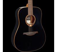 LAG Tramontane 118 Guitarra Acústica Dreadnought Negra Brillante