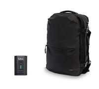 Lagart Mochila de Viaje con Bomba de Vacío, 20-42L (Incluye Bomba de Aire), Compartimento para Portátil, Resistente al Agua (NEGRO MATE)
