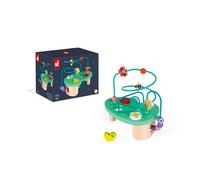 Janod Juguete educativo de madera Looping Oruga y Cía – Motricidad fina, 12 meses, J08253