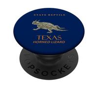Lagarto cornudo del Territorio de Texas PopSockets PopGrip Adhesivo