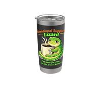 Lagarto de apoyo emocional - Estoy aquí para ti, a distancia Vaso térmico de acero inoxidable de doble pared
