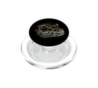 Lagarto Gecko dibujando a geco Leopardo PopSockets PopGrip para MagSafe