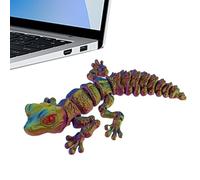 Lagarto Impreso En 3D Flexible | Decoración De Lagarto Articulado, Juguete Inquieto De Lagrto, Animales Impresos En 3D, Rellenos De Cestas De Pascua, Juguetes De Escritorio Ejecutivo, Regalos Para Ni