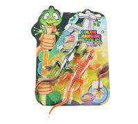 Lagarto Juguetes Para Niños | 2 Piezas Cambio De Color Realista | Figuras Reptiles Lagarto Juguetes Agua | Para Niños Niñas Niños Hogar Aula Escuela Juego Educación