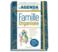 L'agenda de poche de la famille organisée: Couverture bleue