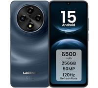 LAGENIO A12 Pro Telefonos Moviles - 24GB+256GB/1TB, 6,9" Pantalla HD+ 120Hz Teléfonos Inteligentes, Batería 6500mAh, Cámara 50MP+8MP, Smartphone Android 15, 4G Dual SIM/OTG/GPS/Fingerprint/Face ID