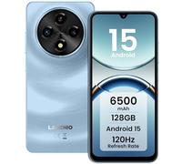 LAGENIO A12 Teléfono Inteligente 4G Android 15, 12GB RAM + 128GB ROM, Batería 6500mAh, Pantalla 6,9 Pulgadas HD+ 120Hz, AI Cámara 13MP, Octa-Core, Dual SIM/OTG/GPS/Fingerprint/Face ID