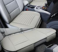 LAGNY Respirable Masaje Cojín de Asiento de Coche para Audi A3 S3 Sportback 8L 8P 8V 8Y / Cabrio 8P 8V / Sedan 8V, Cojín Antideslizante Alivia Presión de Cadera,C Elegant Gray-Full Set