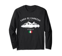 Lago Carezza Italia Karersee South Tyrol Lago Bandera italiana Manga Larga
