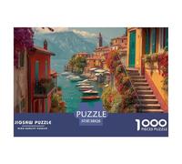 Lago como Puzzle 1000 Piezas para Entretenimiento Creativo Clásicos Regalos Decoración del Rompecabezas Desafiante Noches De Juegos Adultos Y Niños A Partir De 12 Años 38x26cm/1000pcs