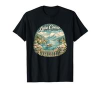 Lago de como Italia Vacaciones a Lago di como Viaje Camiseta