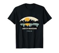 Lago di Bracciano Italia Design Holiday Souvenir Camiseta