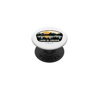 Lago di Lugano Italia Design Vacation Souvenir PopSockets PopGrip Adhesivo