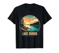 Lago Huron Amanecer sobre Aguas tranquilas Camiseta