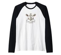Lago Louise Canadá Naval - Lake Louise Alberta Canadá Camiseta Manga Raglan
