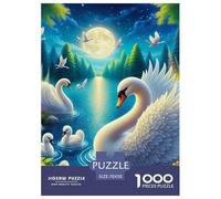 Lago Luna Puzzle 1000 Piezas para Entretenimiento Creativo Clásicos Regalos Decoración del Rompecabezas Desafiante Noches De Juegos para Adultos Y Niños 70x50cm/1000pcs