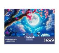 Lago Luna Puzzle 1000 Piezas Pasatiempo Creativo Clásicos Regalos Obra De Arte Rompecabezas Desafiante Noches De Juegos Adultos Y Niños A Partir De 12 Años 38x26cm/1000pcs