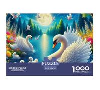 Lago Luna Puzzle De 1000 Piezas Serie Art Collection Juguete EduGatoivo Adultos Y Niños A Partir De 12 Año 52x38cm/1000pcs