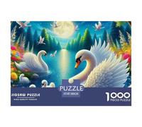 Lago Luna Puzzles 1000 Piezas Serie Art Collection Juguete Educativo Adultos Y Niños A Partir De 12 Año 38x26cm/1000pcs