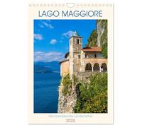Lago Maggiore - Atemberaubende Landschaften (Wandkalender 2026 DIN A4 hoch), CALVENDO Monatskalender: Der Lago Maggiore - wo glitzerndes Wasser, ... Flair und alpine Schönheit aufeinandertreffen