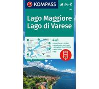 KOMPASS Wanderkarte 90 Lago Maggiore, Lago di Varese 1:50.000: 4in1 Wanderkarte, mit Aktiv Guide und 1:25000 Karten, inklusive Kartenbereich zur ... Skitouren. (Kompass Wanderkarten)