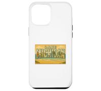 Lago Michigan Great Lakes 50s Vintage Travel Art Graphic Carcasa para iPhone 12 Pro MAX