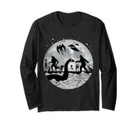 Lago Ness Aliens Mothman Bigfoot Monstruos Cryptid Manga Larga