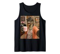 Lago Ness Monstruo Nessie Selfie Meme Humor Mamá Lindo Amor Camiseta sin Mangas