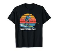 Lago Papa Wakeboard del Estela Camiseta