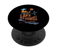 Lago Powell Utah Arizona Viajes Iconos Minimalista Gráfico PopSockets PopGrip Adhesivo