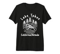 Lago Tahoe California Nevada Recuerdo Camiseta Premium