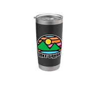 Lago Tahoe California y Nevada recuerdo de vacaciones Vaso térmico de acero inoxidable de doble pared