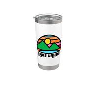 Lago Tahoe California y Nevada recuerdo de vacaciones Vaso térmico de acero inoxidable de doble pared