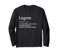 Lagom Definición Lagom Concepto Sueco Manga Larga