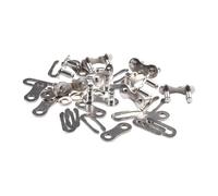 Lagomloot 10 eslabones de cadena de bicicleta, conectores rápidos de acero para bicicletas de 6/7/8 velocidades, accesorios plateados de una sola velocidad