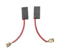 Lagomloot 2 cepillos de carbono para motosierra Worx WG303E WG307 T17E B&Q, piezas de repuesto de motor de 6,3 x 12,5 x 24 mm con resortes