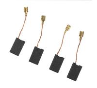 Lagomloot 4 cepillos de carbono, compatibles con Bosch para piezas de martillo giratorio GSH11E GBH11DE GBH10DC MH10SE 11316EVS, metal gris de 6,3 x 16 x 26 mm