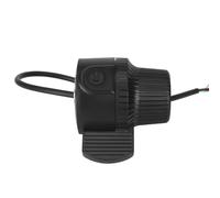 Lagomloot Acelerador del acelerador de pulgar para scooter eléctrico Kukirin G3/G4, mango de control de velocidad de cable de 28 cm, parte negra de plástico resistente al desgaste